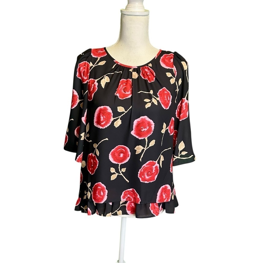 Kate Spade New York ‘Hazy Rose Double Layer Top’ Size XS